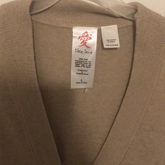 Like, love sweater size large - Picture 2 of 3